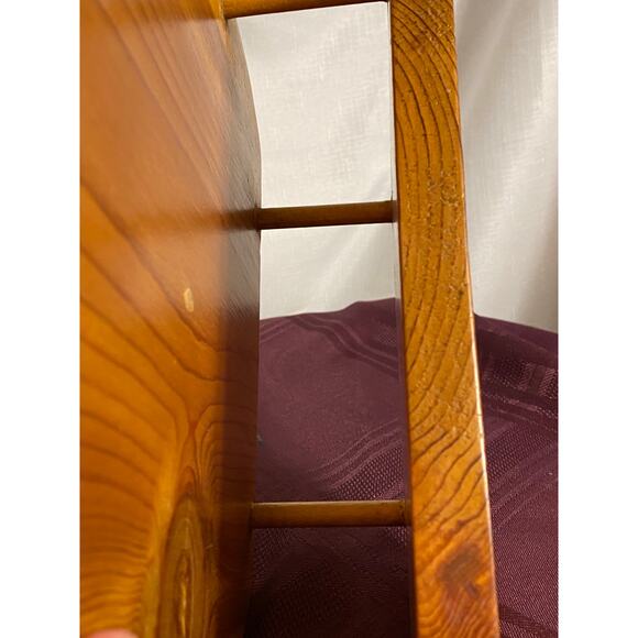 Toadily Handmade Wood 8.5 inch Paper Plate Holder carved Bear and Cub signed EUC - Picture 8 of 16